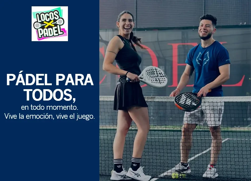 25% de descuento en membresía y reservas de canchas de pádel.
