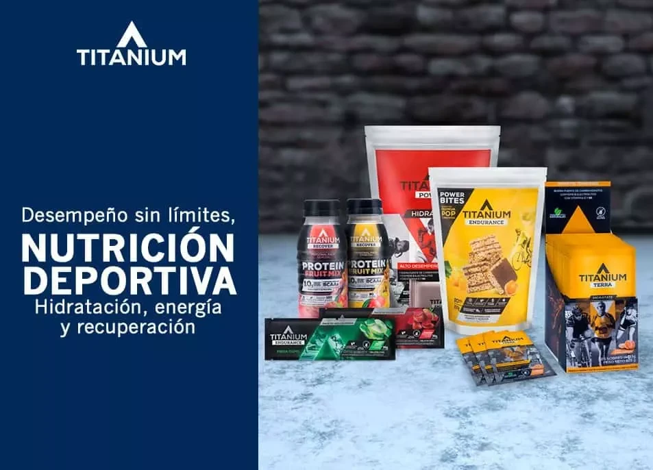 Disfruta increíbles beneficios en nutrición deportiva TITANIUM