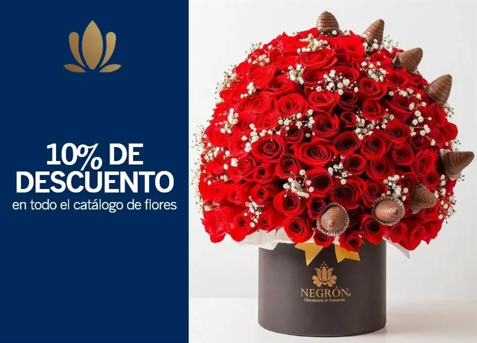 10% de descuento en ramos Negron.