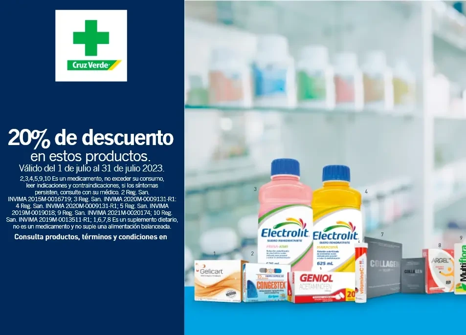 20% de descuento en estos productos