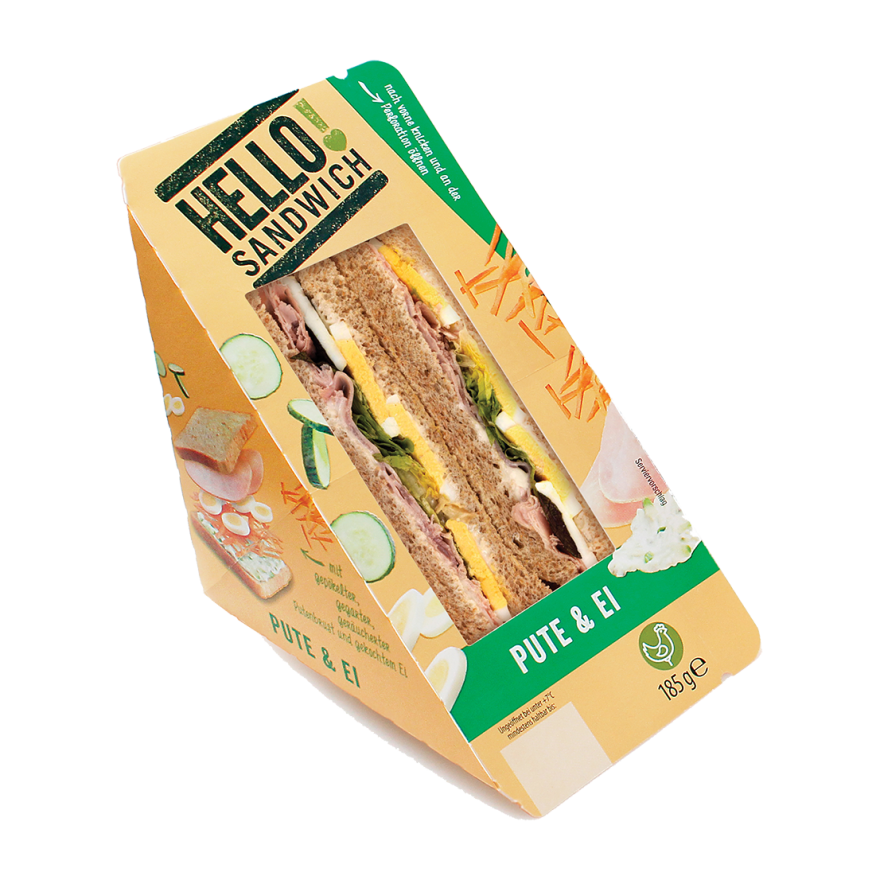 PE.WE. increased sales with more elevated packaging with ProAmpac's Modified Atmosphere RAP Sandwich Wedge