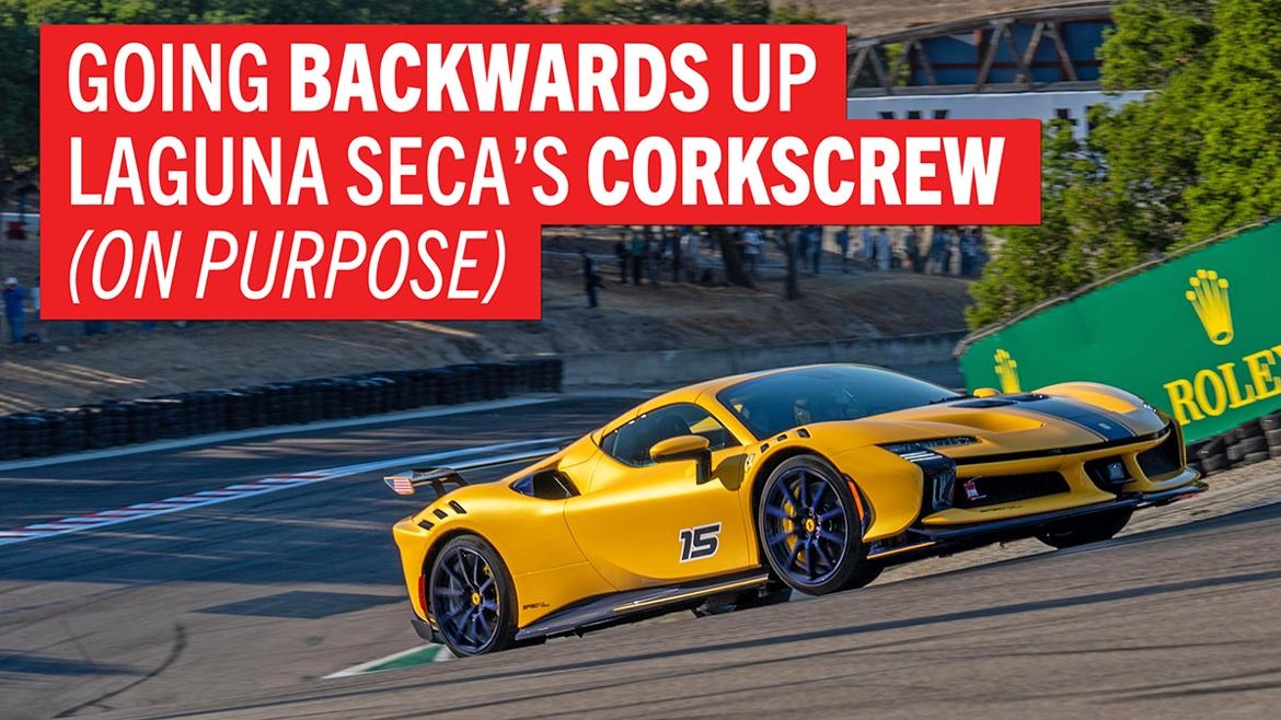 Ferrari SF90 XX Spider wins 2025 Corkscrew Hillclimb at Laguna