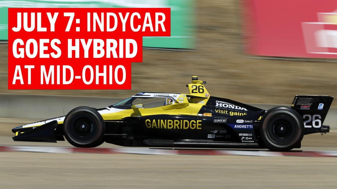 Indycar to debut new hybrid powertrain at MidOhio this weekend News