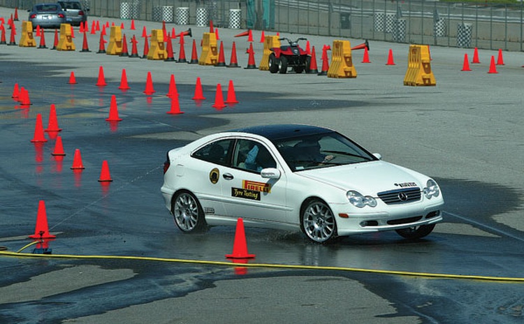 Automotive companies hold ride and drive events, and they need qualified hands to run the show and demonstrate driving talent.