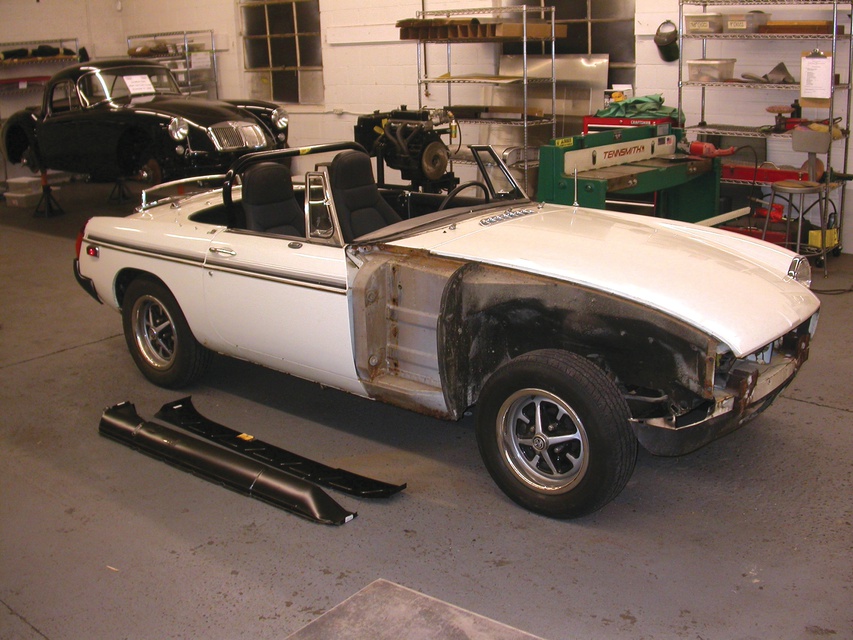 Off Our Rockers, New Sills for Old This MGB Classic Motorsports forum