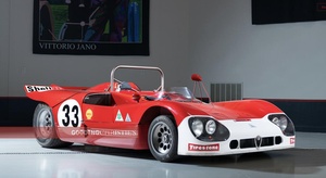 Miniature Best 1/43 – Alfa Romeo 33.2 Lm N°38 – Le Mans 1969 – Rouge