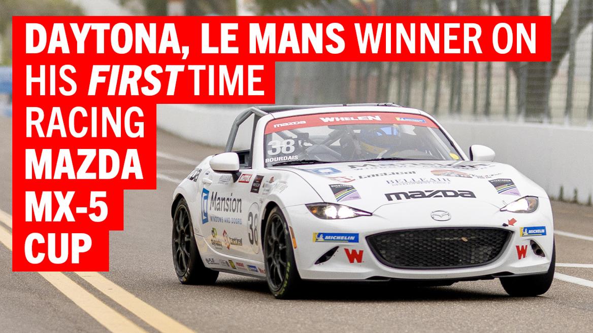 How are you at chess? Rolex 24 winner Sebastien Bourdais on MX-5 Cup | Articles