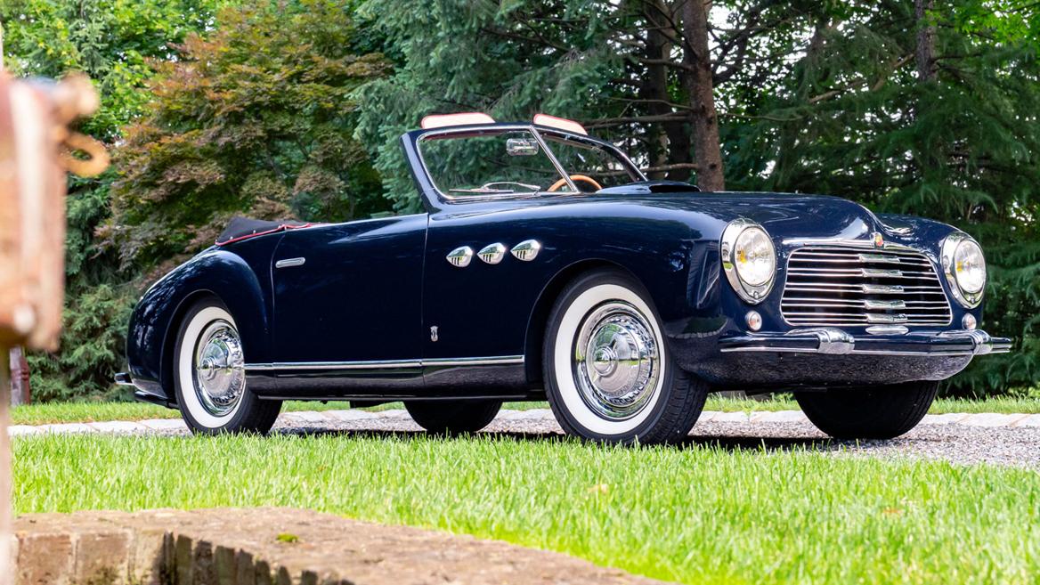 One-off Abarth-Simca 8 built for Roger Barlow, Hollywood car