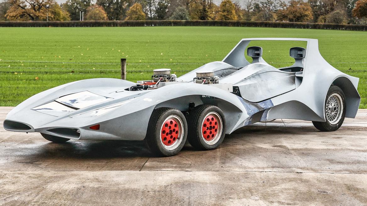 More is better, right? The Wolfrace Sonic with six wheels, two V8s
