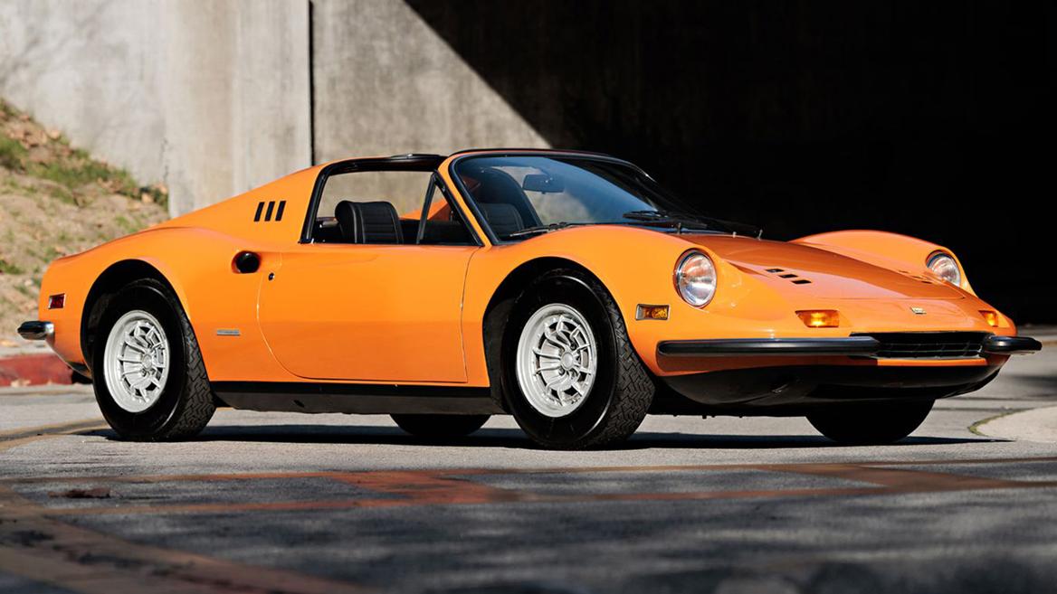 A Ferrari Dino in Porsche Signal Orange? Yes, and it's the only
