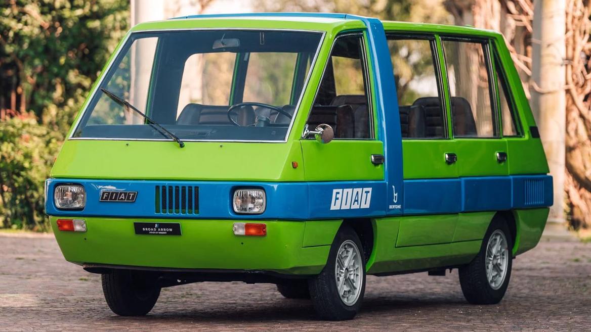 Visitors to Fiat factories once rode this funky Bertone-designed