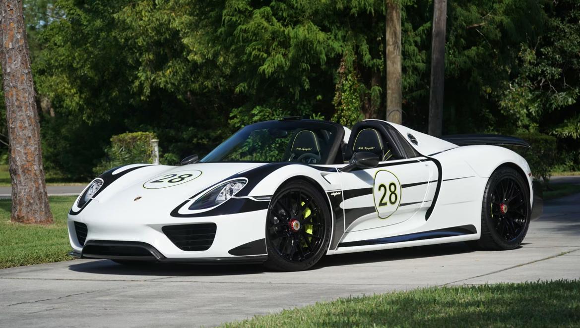The only Porsche 918 Spyder Weissach in this configuration