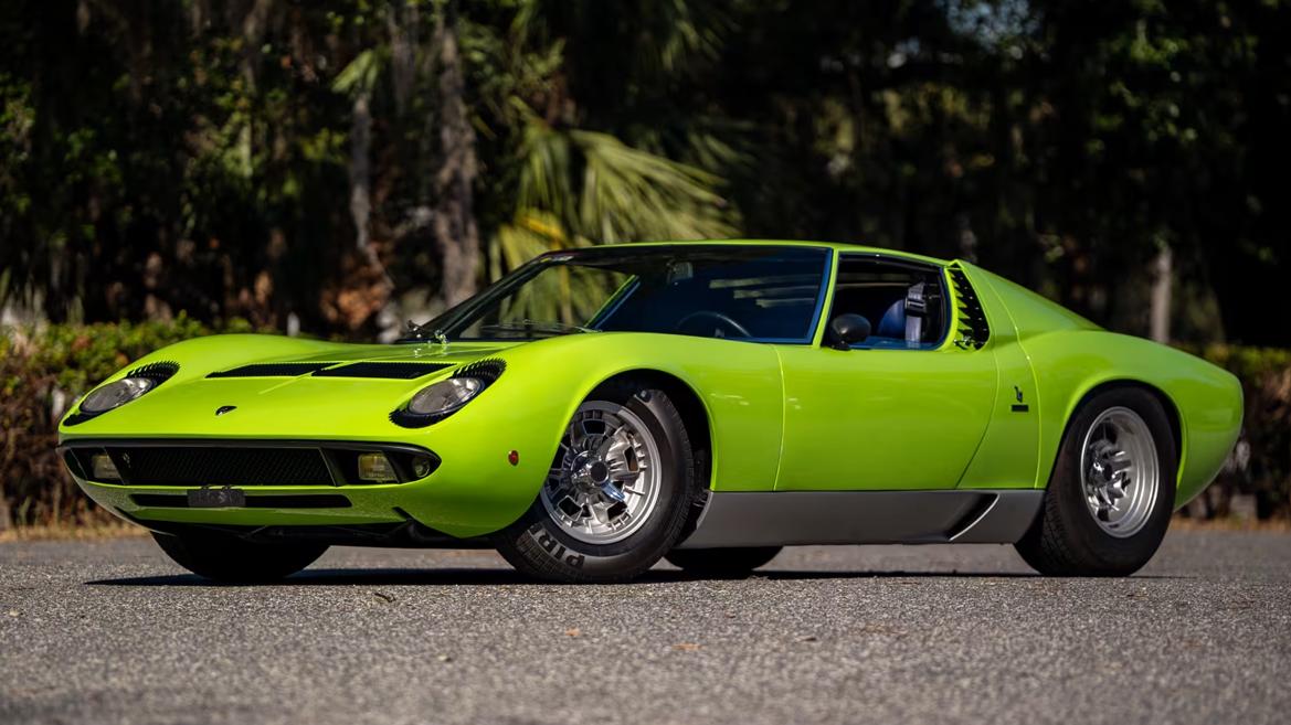 One of only six Lamborghini Miuras to wear Verde Miura