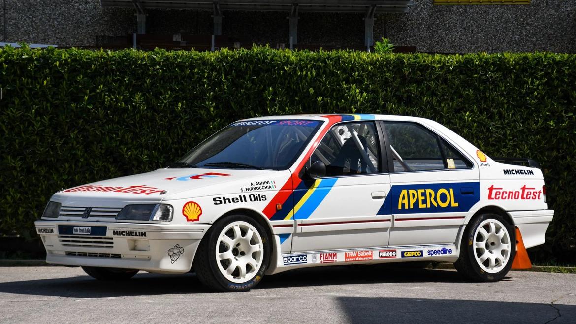 Third overall at the 1988 Targa Florio Rally? This Peugeot 405