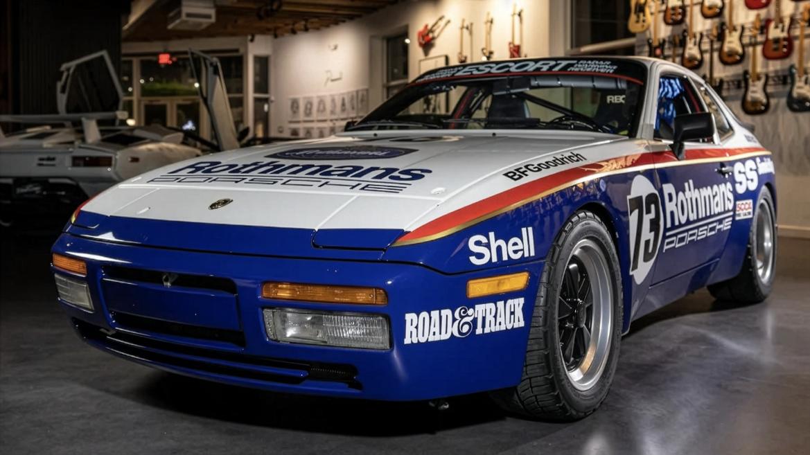 Five-time Le Mans winner Derek Bell raced this Porsche 944 Turbo