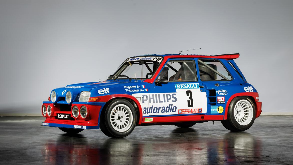 Running-development prototype for the Renault Maxi 5 Turbo