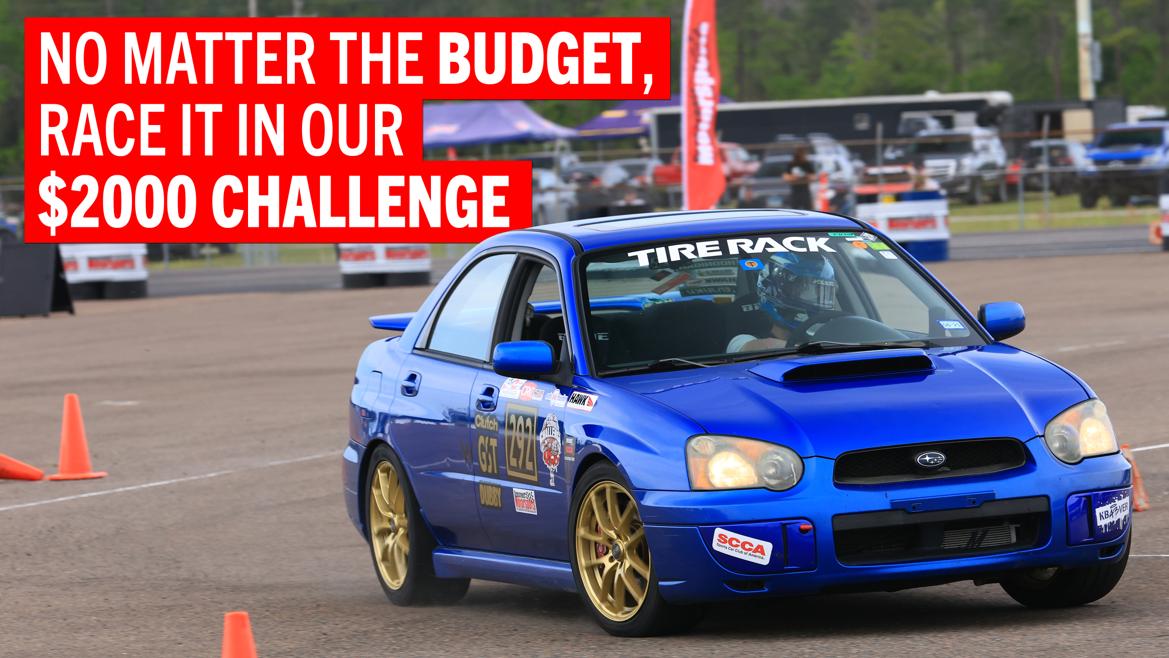 This weekend: All cars welcome to compete in our $2000 Challenge
