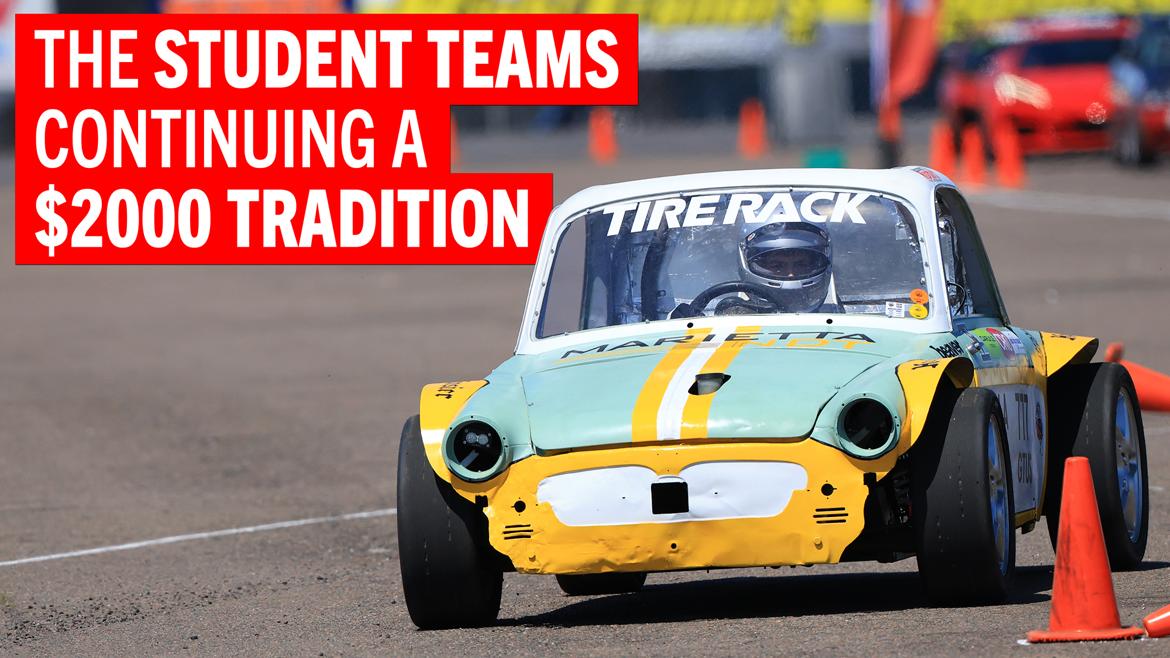 Not one, not two, but six student teams raced in our $2000 Challenge