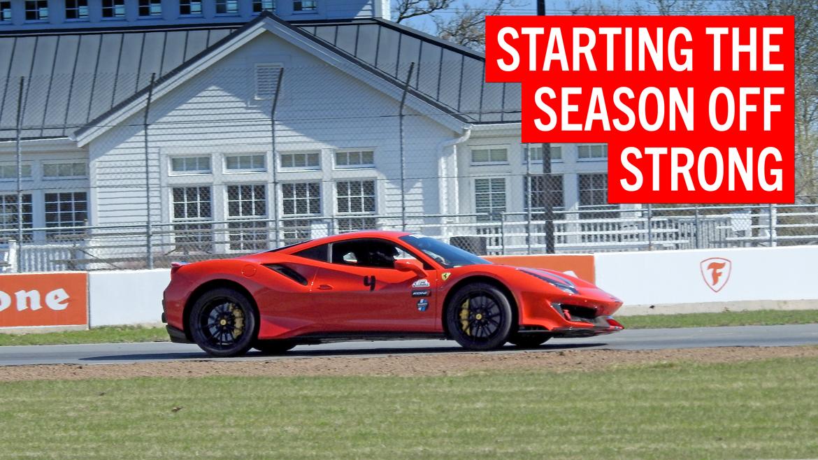 A Ferrari, a Corvette and an Alfa lead after first 2024 NATA round