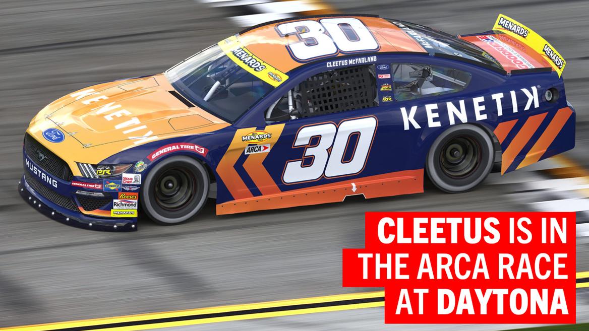 Cleetus McFarland, aka Garrett Mitchell, to start Daytona in 27th