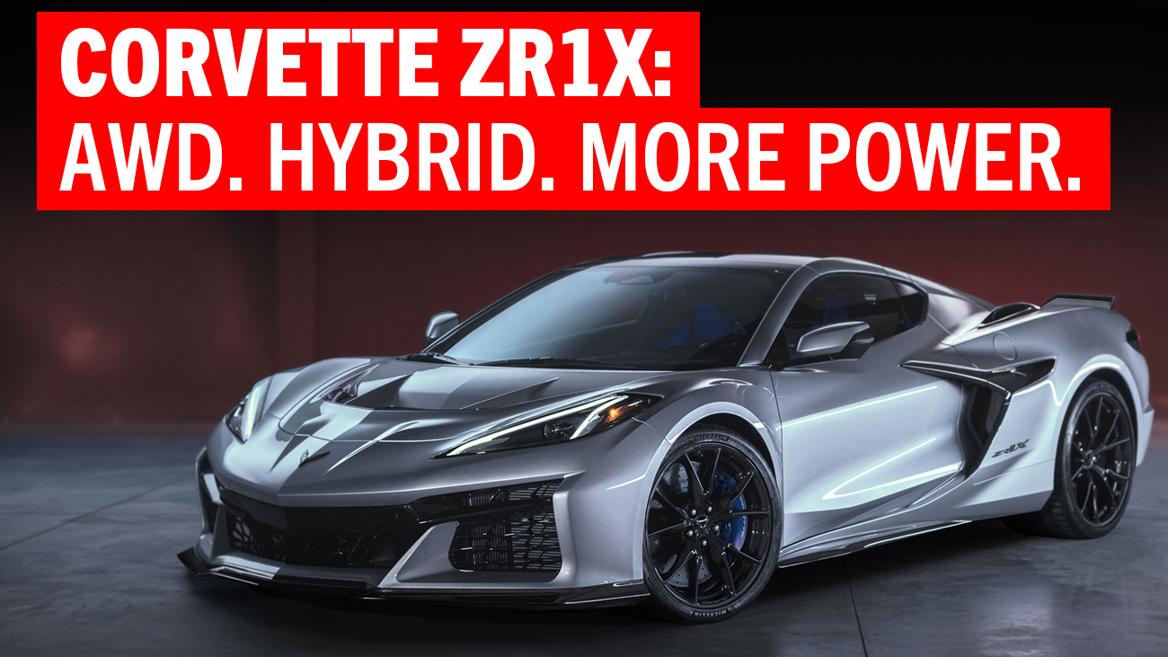 New Corvette ZR1X: All-wheel drive. Hybrid. 1250 horsepower