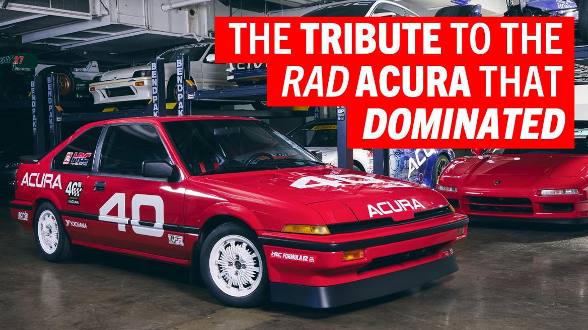 One of the raddest Acuras? Its first race car, an Integra.