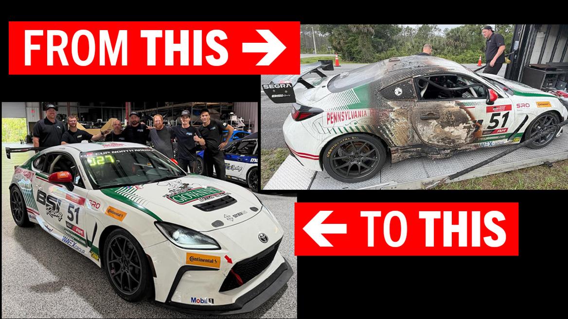 Just 24 hours after a trailer fire, BSI Racing returns to the road
