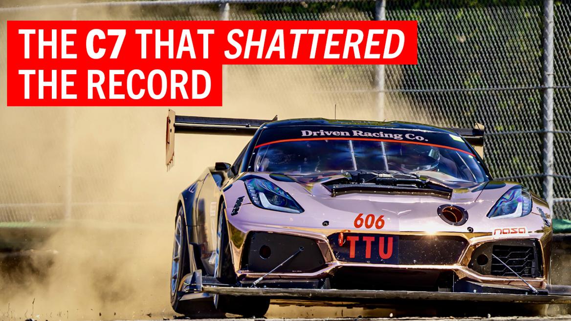 New record! This Corvette is the fastest production-based car at VIR