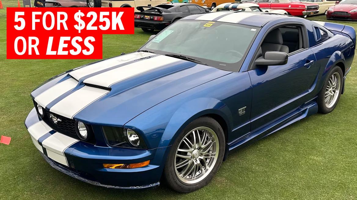 5 for $25K or less from 2026 Monterey Car Week