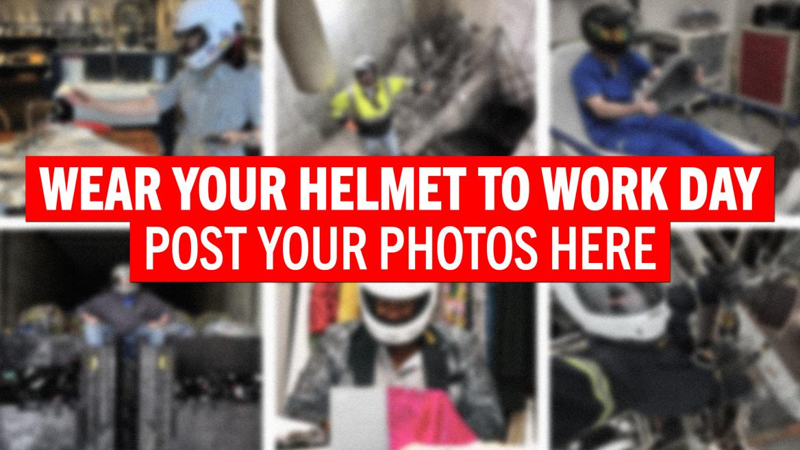 Today is Wear Your Helmet to Work Day | Post your photos here