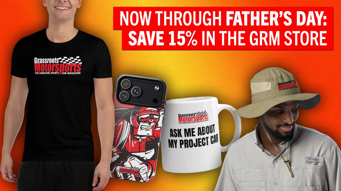 Save 15% in the GRM store, now through Father’s Day