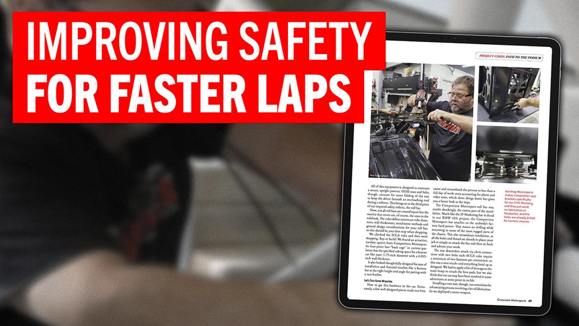 Read it soon: How to upgrade safety for a Club Spec Mustang