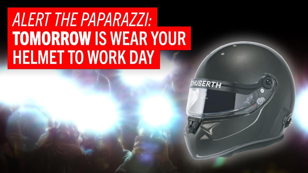 Tomorrow: Wear Your Helmet to Work Day