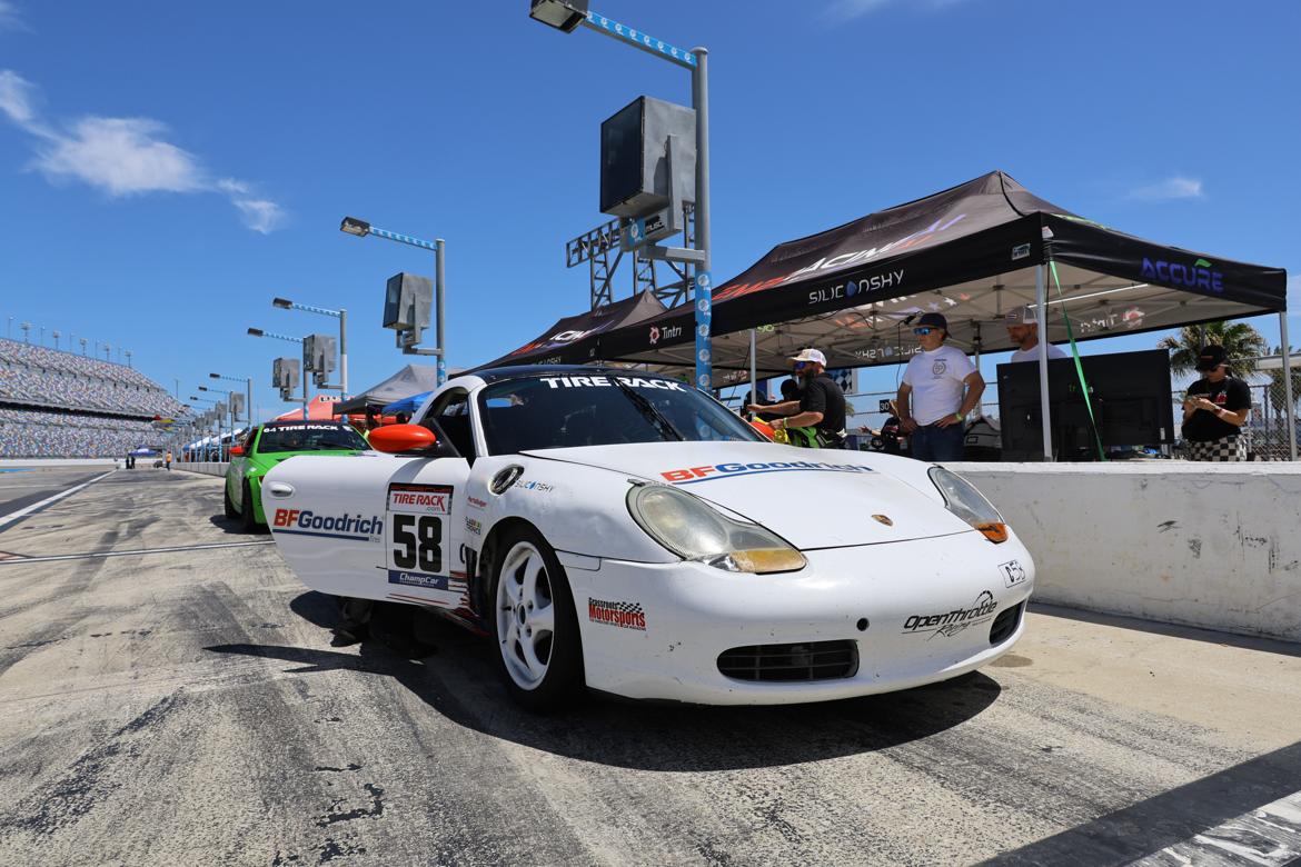 We’re racing ChampCar at Daytona!