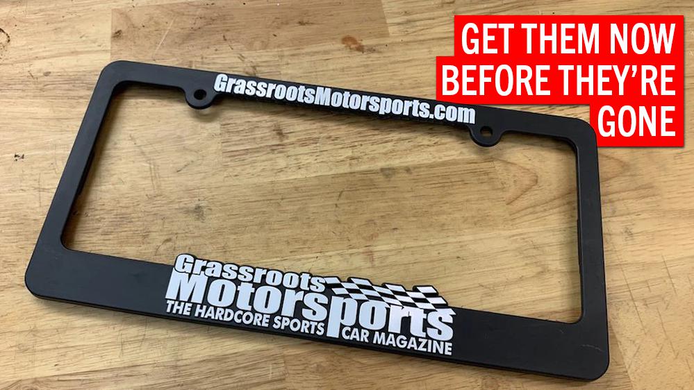 Closeout sale GRM license plate frames, now just 2 News
