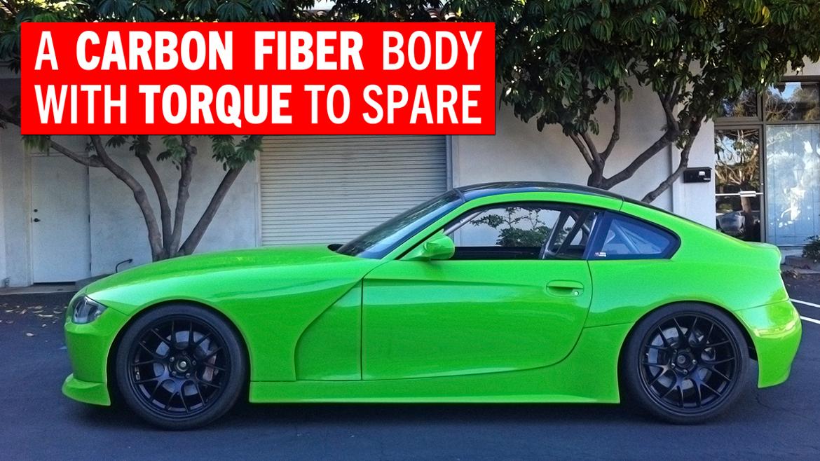 A carbon fiber-bodied BMW Z4 coupe from TC Kline | #FastFriday