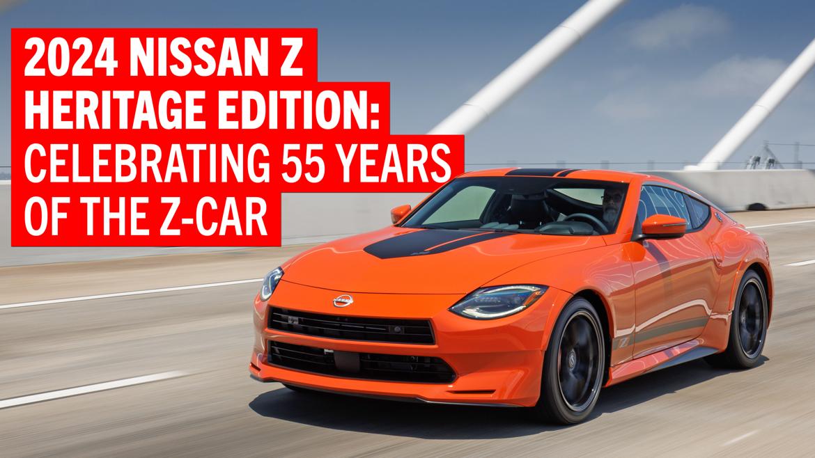 Nissan celebrates 55 years of Z-car with the 2024 Z Heritage