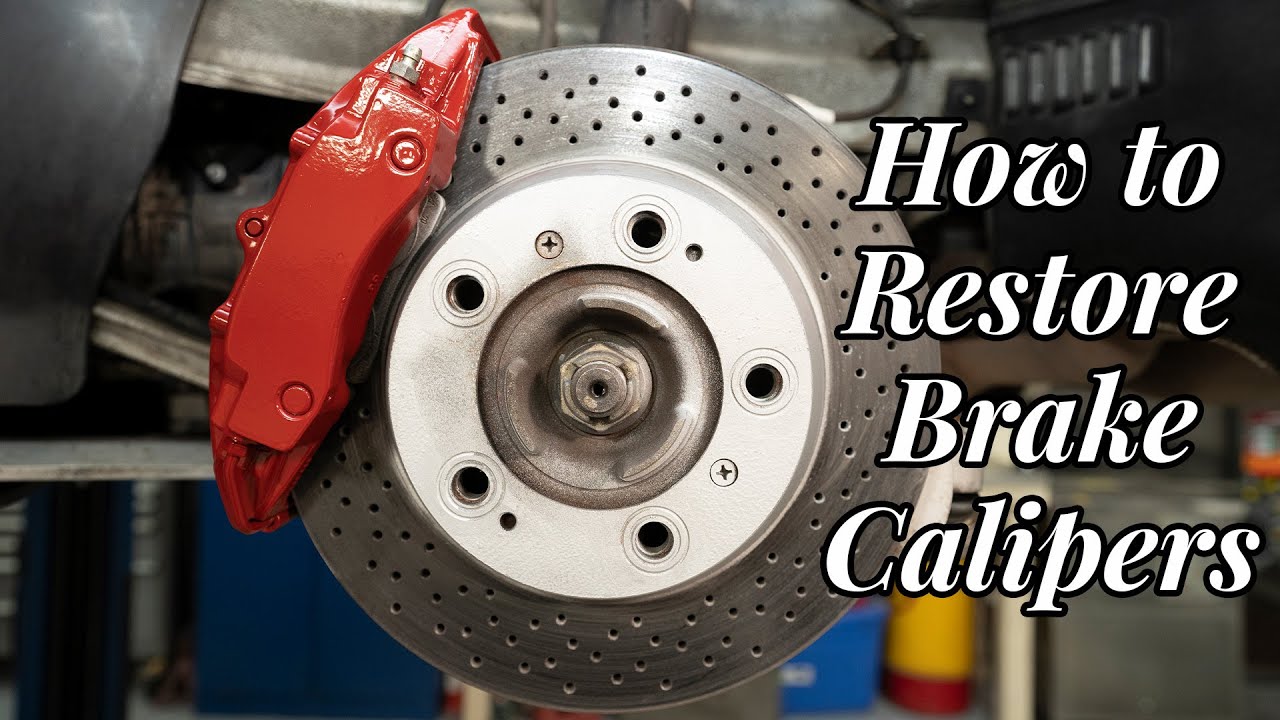 Project Boxster S Cleaning and Refinishing the Brake Discs and Cali
