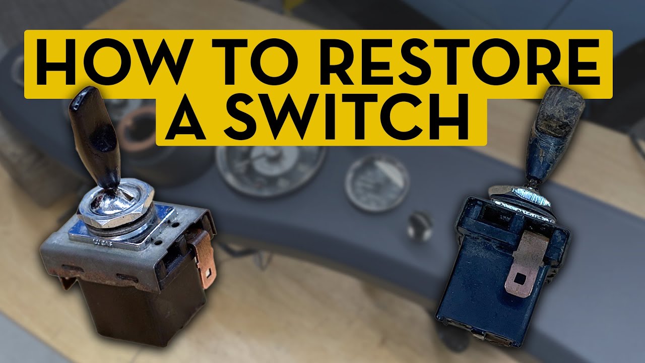 Video How to easily restore a vintage automotive switch Videos