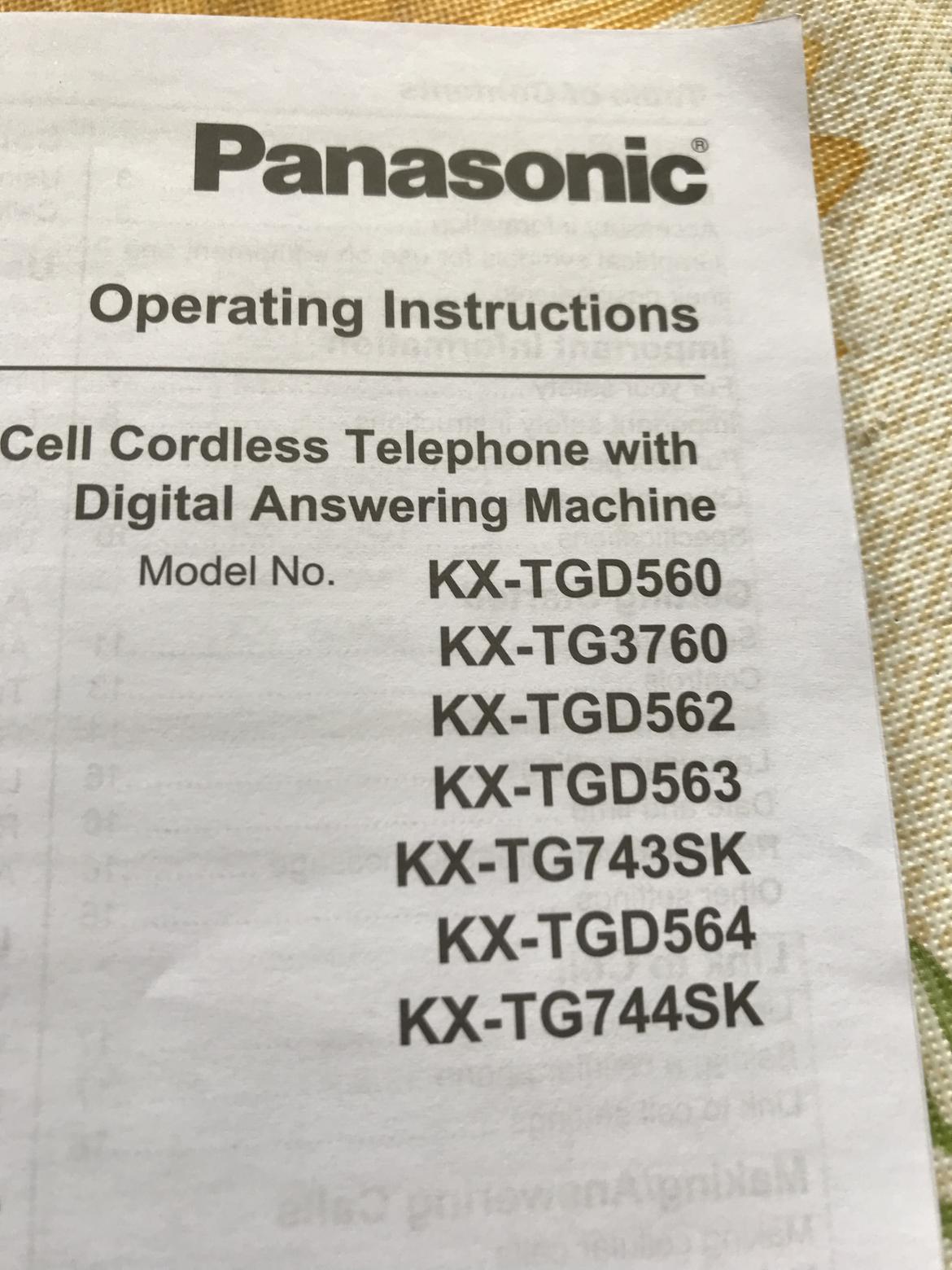 If You Have Cordless Phones Please Sound Off Here