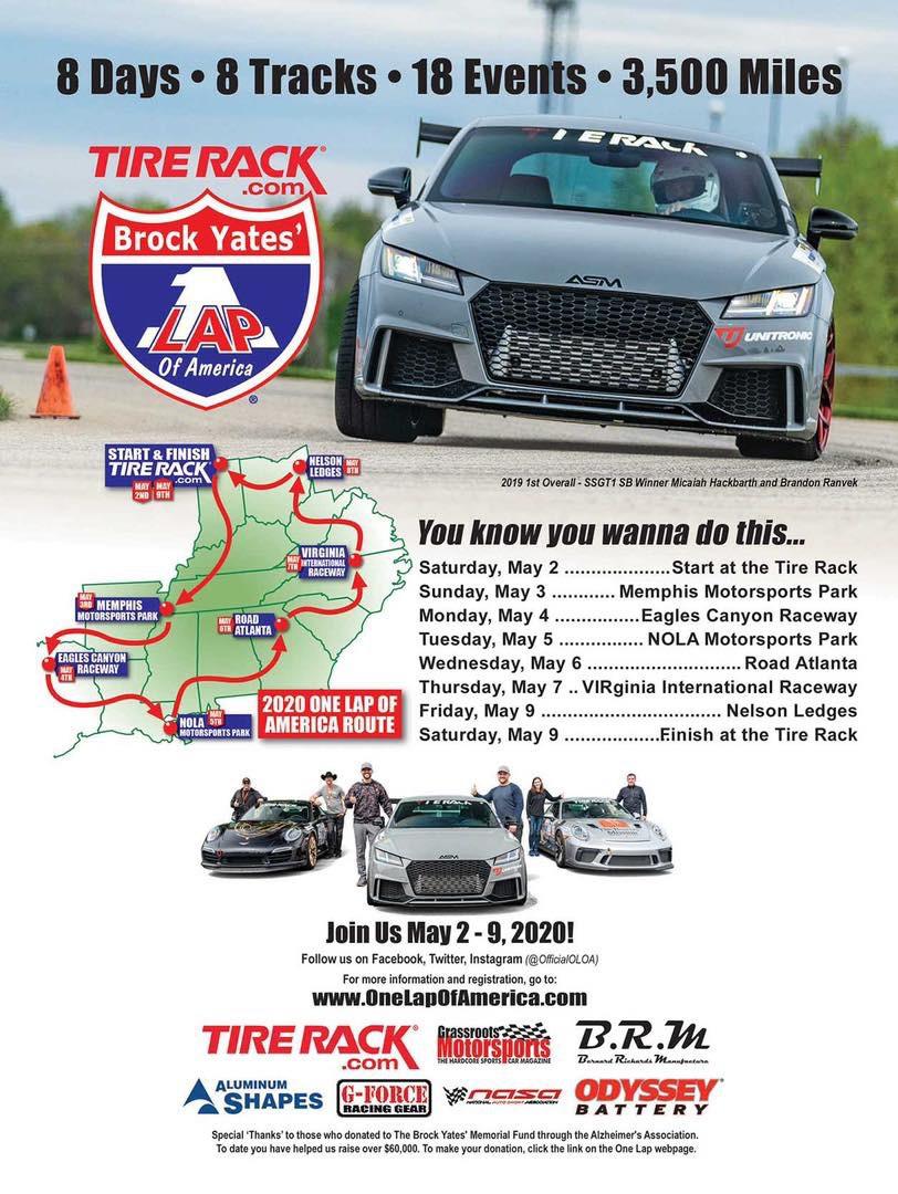 Memphis International Raceway >> One Lap of America 2020 Route Announced | News | Grassroots Motorsports Memphis International Raceway >> One Lap of America 2020 Route Announced | News | Grassroots Motorsports
