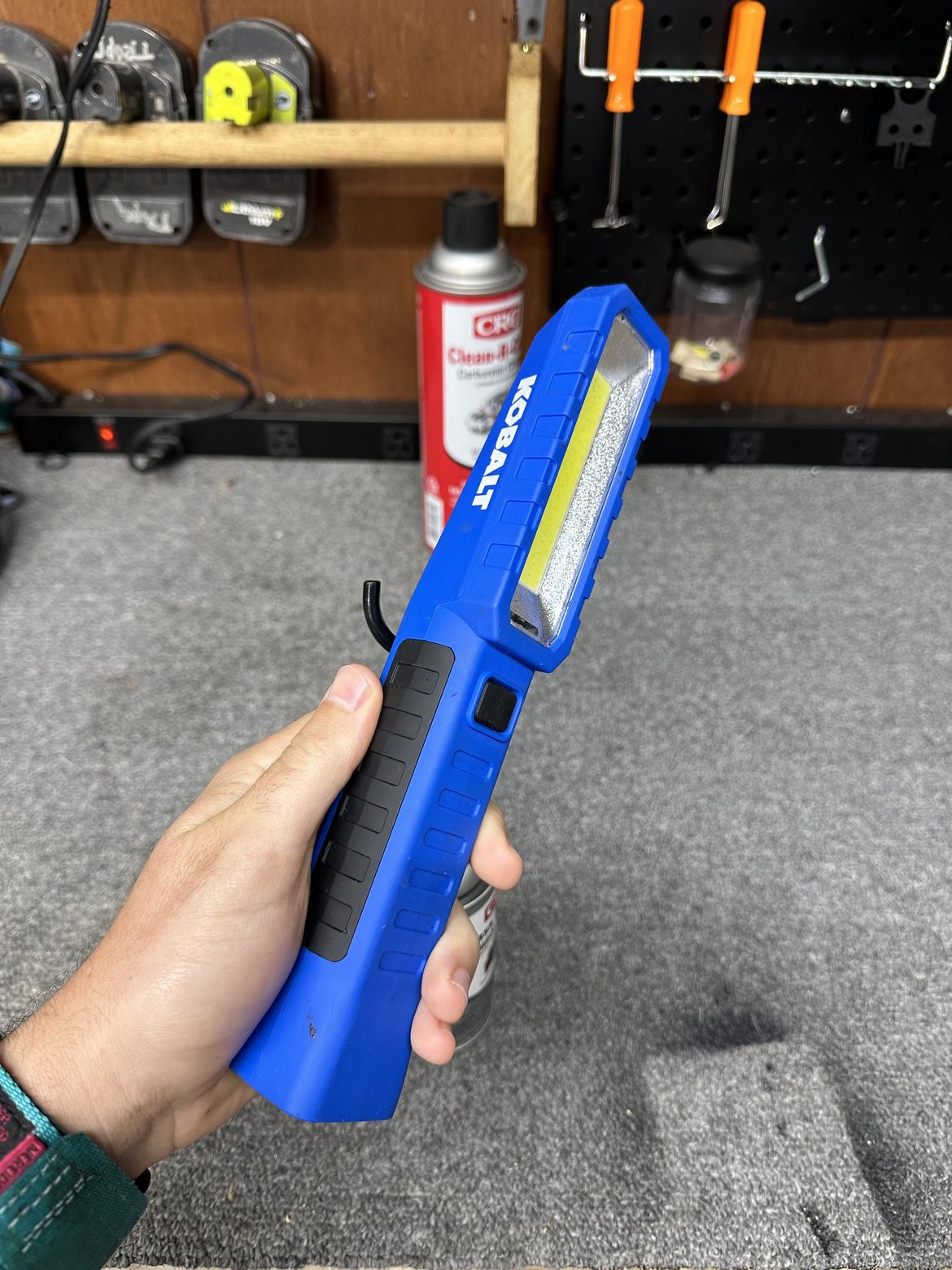 500 Lumen LED Rechargeable Magnetic Work Light - Foldable Slim Bar Light 2 Pack Braun Compatible