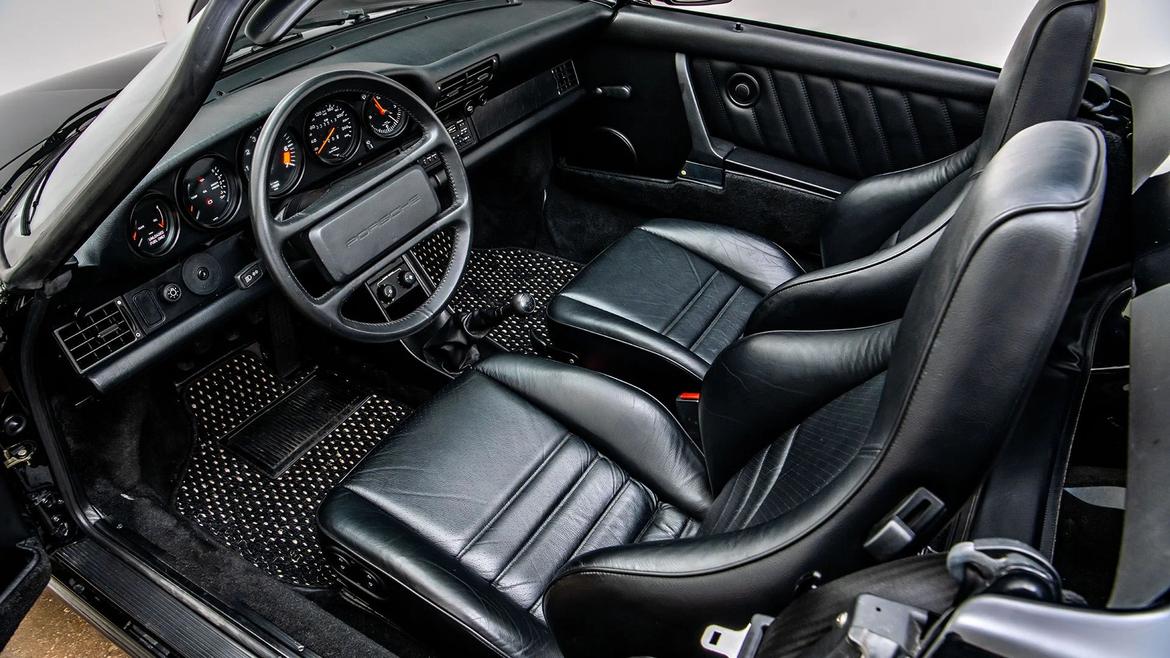 Formerly owned by Jerry Seinfeld: Triple-black Porsche 911