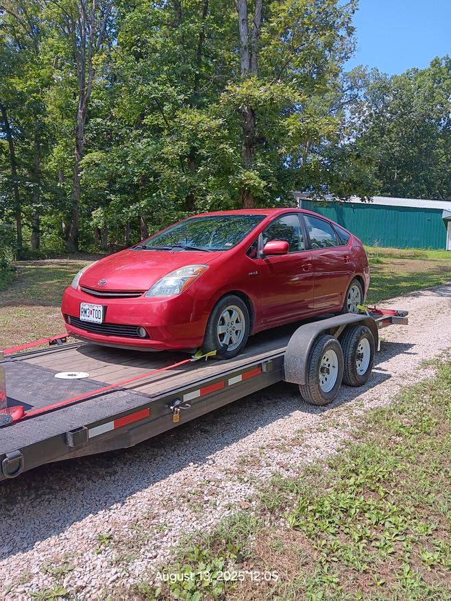 Prius on a Trailer