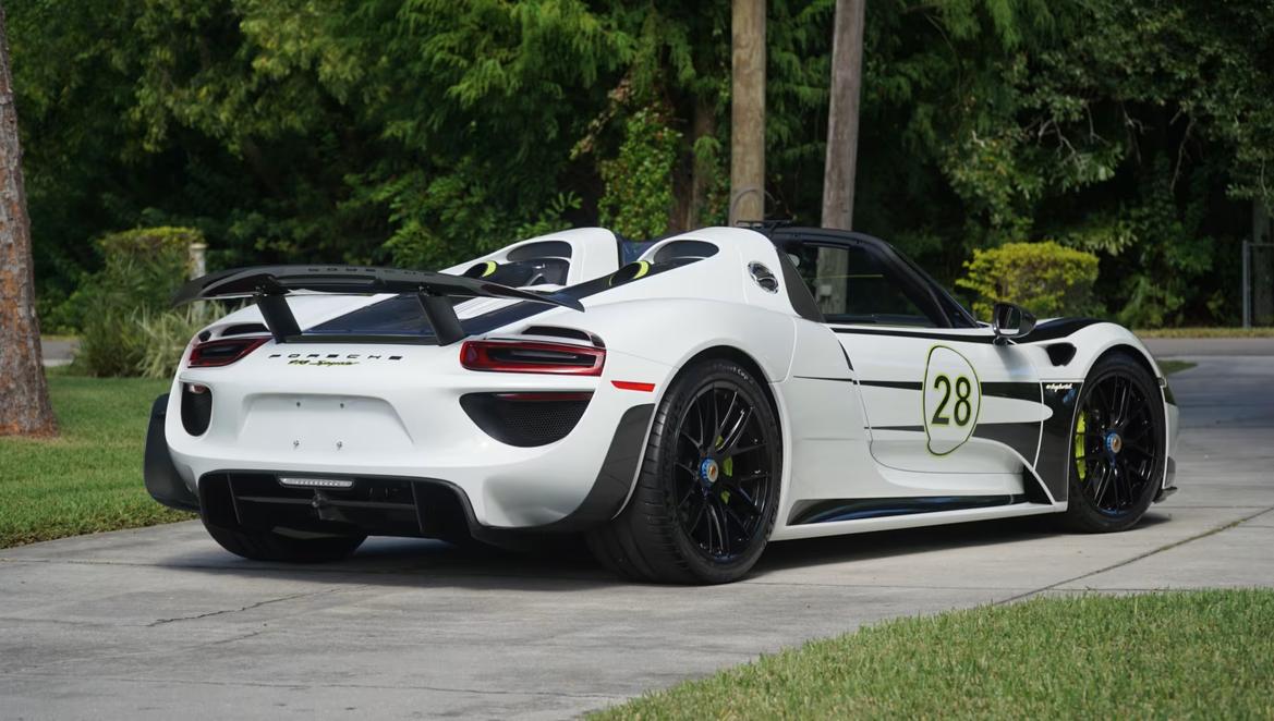 The only Porsche 918 Spyder Weissach in this configuration