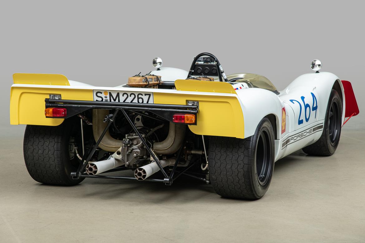 This Porsche 908/02 entered the 24 Hours of Le Mans five times