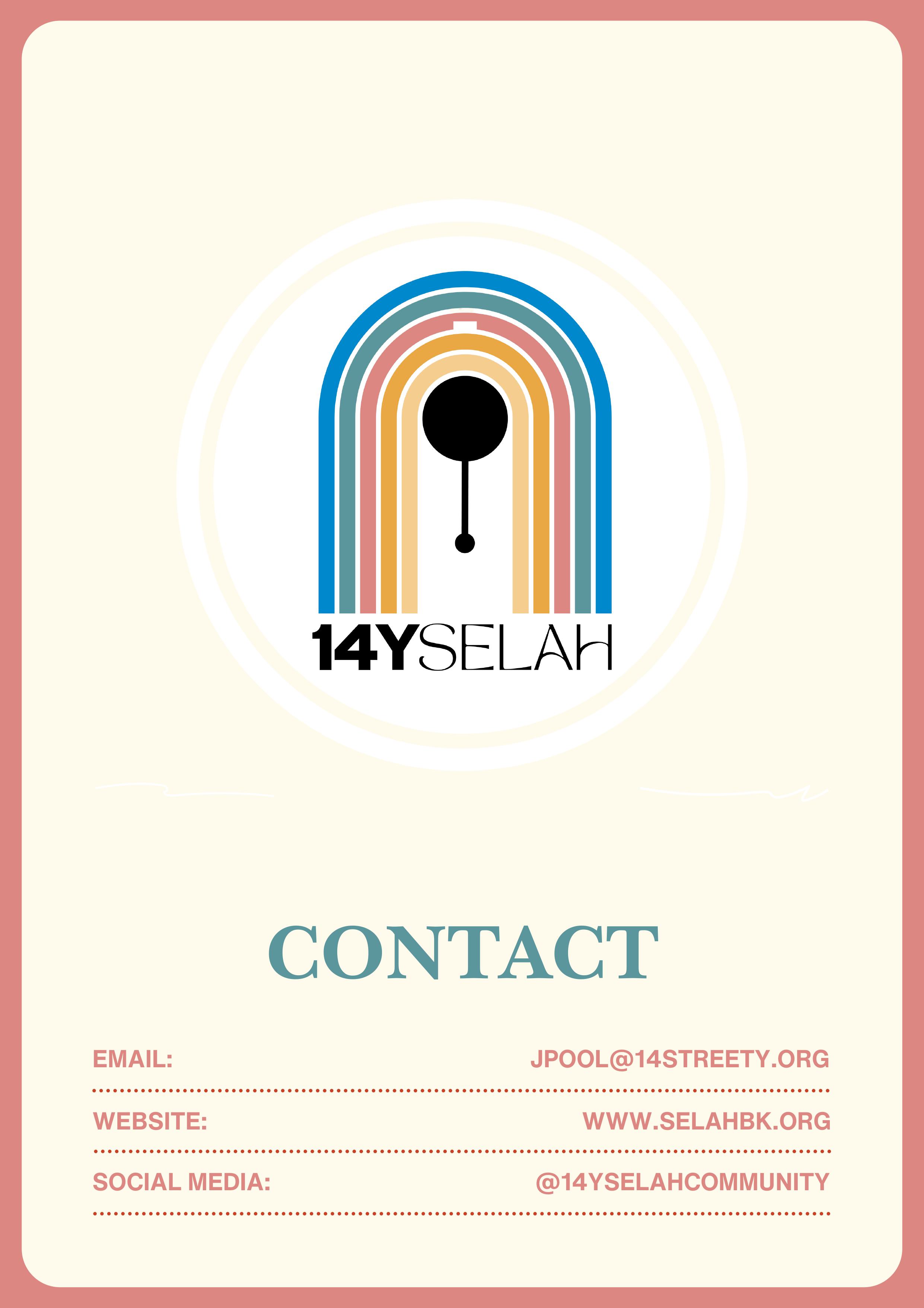 14Y Selah: Contact Us!
