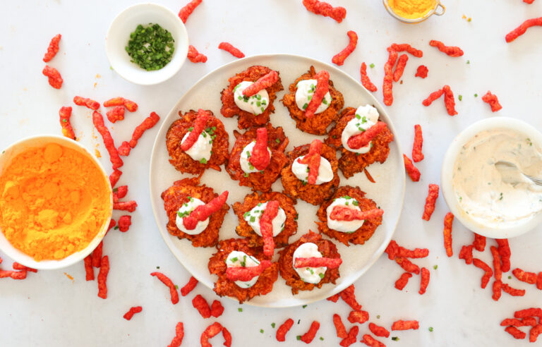 Flamin' Hot Latkes by What Jew Wanna Eat  