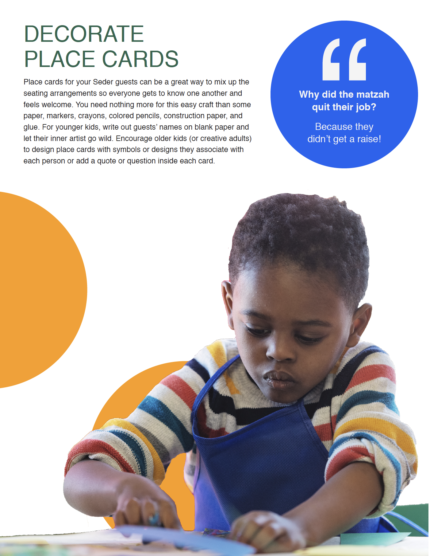 Decorate Place Cards  