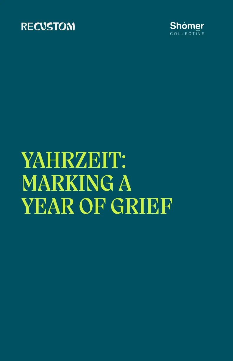 Cover image for Yahrzeit: Marking a Year of Grief